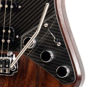 Réglages - <p>Volume / tone-split / bass-cut<br />
Sélecteur 5 positions<br />
Potentiomètres CTS<br />
Condensateur Orange Drop</p>
 